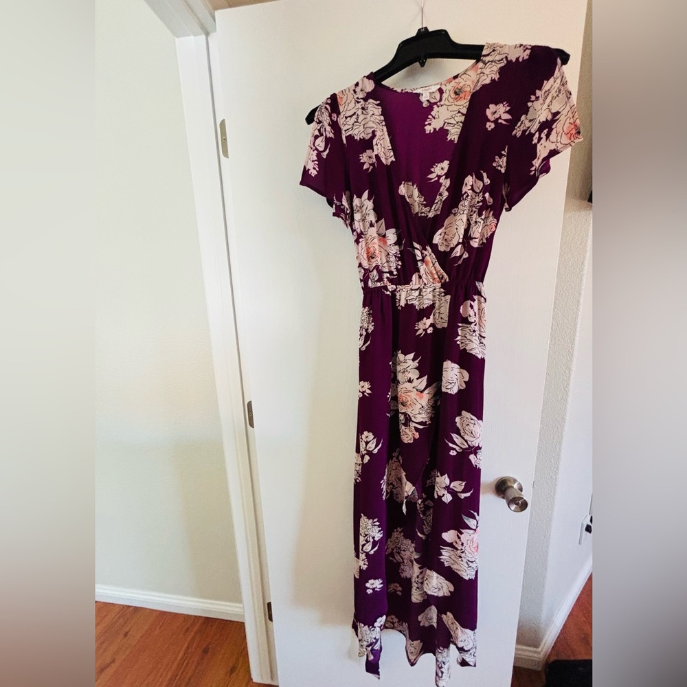 Long purple Lightweight Maxi Dress - size small